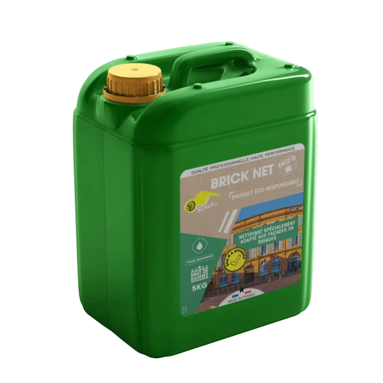 Nettoyant naturel façades en brique