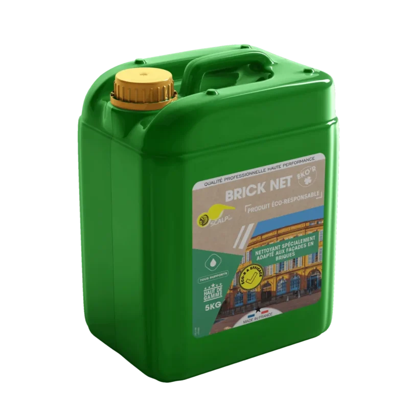 Nettoyant naturel façades en brique